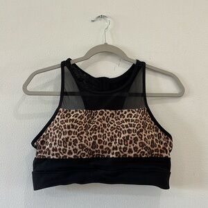 Zyia Black Leapard All Star Bra